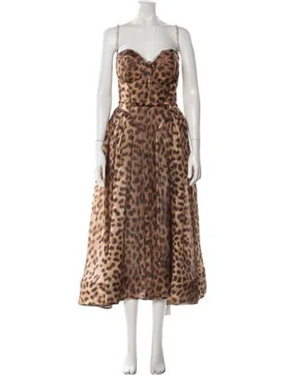 Pre-owned Zimmermann Linen Long Dress In Neutral