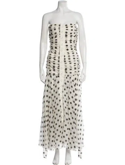 Pre-owned Zimmermann Linen Long Dress W/ Tags In Neutral