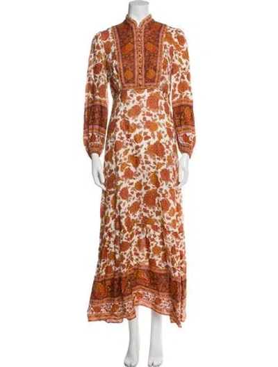 Pre-owned Zimmermann Linen Long Dress In White