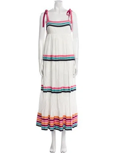 Pre-owned Zimmermann Linen Long Dress In White