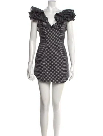Pre-owned Zimmermann Linen Mini Dress In Blue
