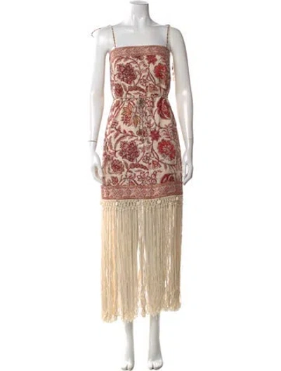 Pre-owned Zimmermann Linen Mini Dress In Neutral