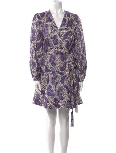 Pre-owned Zimmermann Linen Mini Dress In Neutral