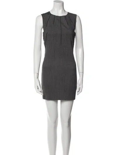 Pre-owned Zimmermann Linen Mini Dress In Neutral