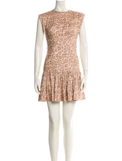 Pre-owned Zimmermann Linen Mini Dress In Neutral