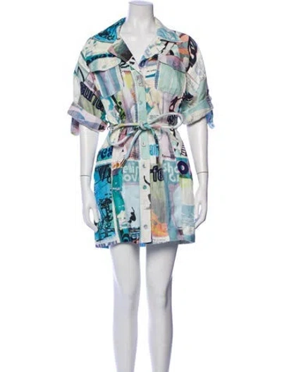 Pre-owned Zimmermann Linen Mini Dress In Neutral