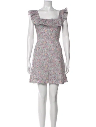 Pre-owned Zimmermann Linen Mini Dress In Neutral