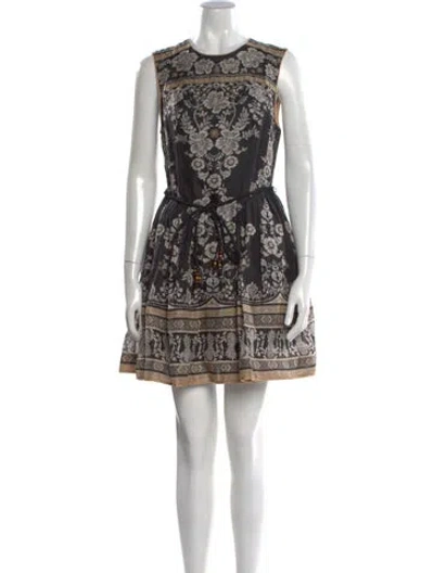 Pre-owned Zimmermann Linen Mini Dress In Neutral