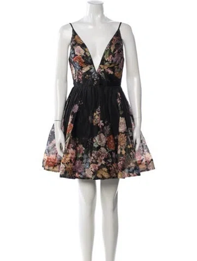 Pre-owned Zimmermann Linen Mini Dress In Pink