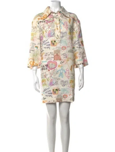 Pre-owned Zimmermann Linen Mini Dress In Pink