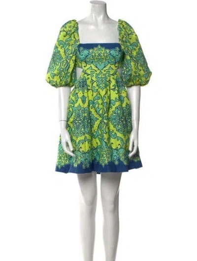 Pre-owned Zimmermann Linen Mini Dress In Pink