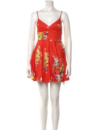 Pre-owned Zimmermann Linen Mini Dress In White