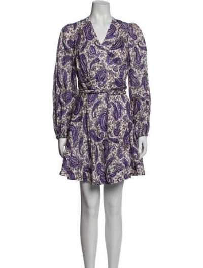 Pre-owned Zimmermann Linen Mini Dress In White