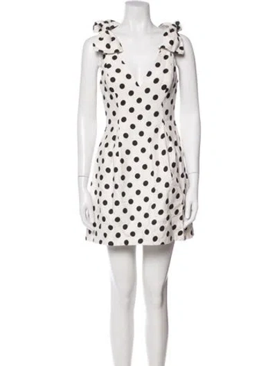 Pre-owned Zimmermann Linen Mini Dress In White