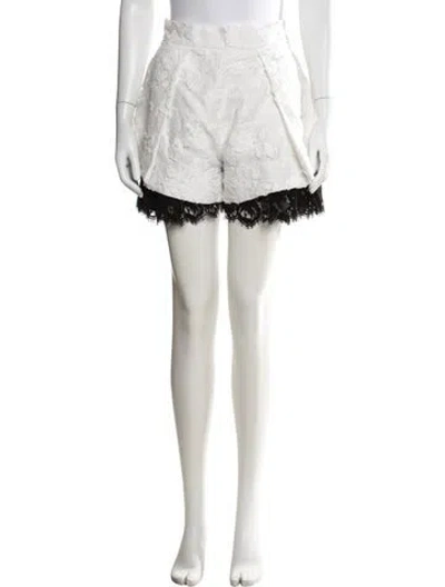 Pre-owned Zimmermann Linen Mini Shorts In Neutral