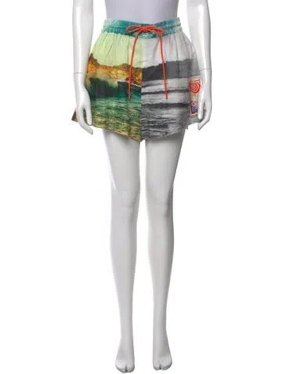 Pre-owned Zimmermann Linen Mini Shorts In Pink