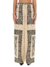 Zimmermann Utility Track Pants Tea Paisley In Multicolour