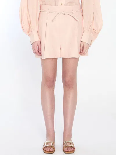 Zimmermann Linen Shorts