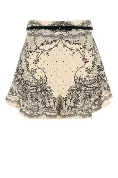 Zimmermann Linen Shorts In Neutral
