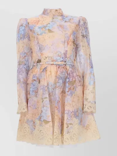 Zimmermann Linen Silk Mini Dress