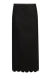 Zimmermann Linen Skirt In Animal Print