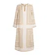 Zimmermann Womens Cream Geo Print Tunic Relaxed-fit Linen Midi Dress Xs In Neutral