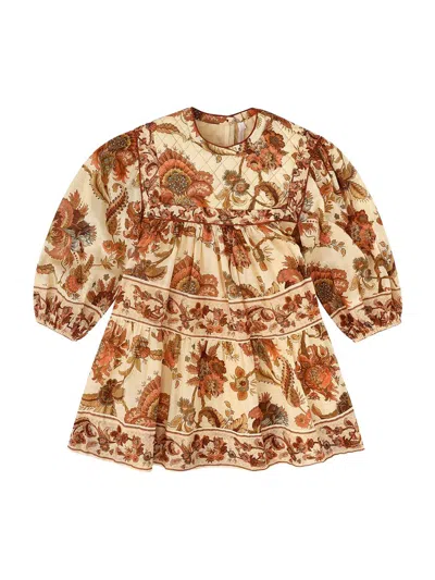 Zimmermann Little Girl's & Girl's Aster Quilted Cotton Dress In Multi