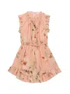 Zimmermann Little Girl's & Girl's Mahon Flip Cotton Dress In Pink