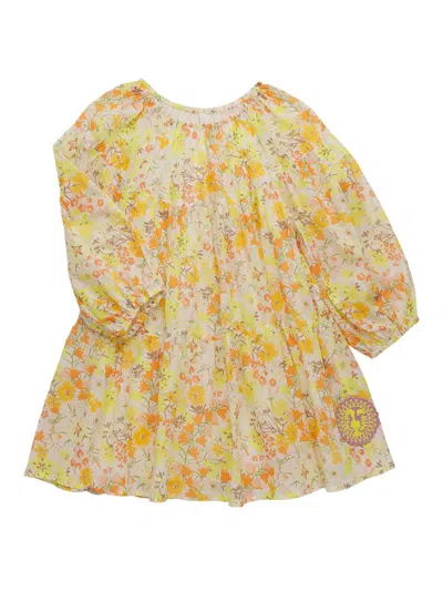 Zimmermann Little Girl's & Girl's Solstice Paneled Dress In Yellow