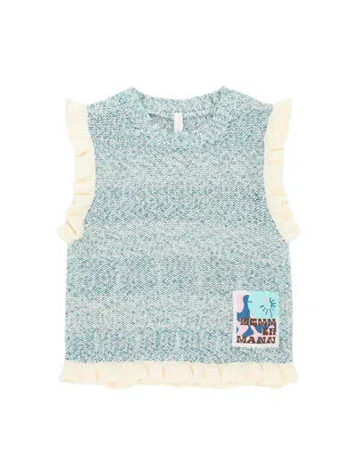 Zimmermann Little Girl's Patience Knit Top In Multi