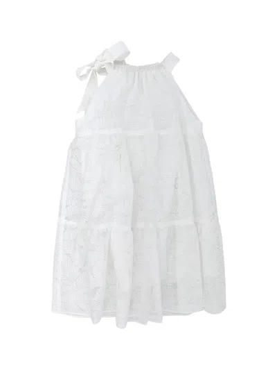 Zimmermann Little Girl's Patience Textured Dress In White