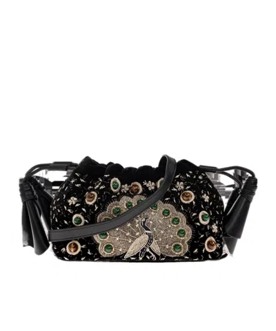 Zimmermann Logo Clutch In Blue