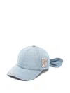 Zimmermann Logo-patch Denim Baseball Cap In Blue