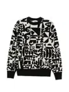Zimmermann Logo-intarsia Knitted Sweater In Multi