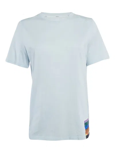 Pre-owned Zimmermann Logo-print T-shirt In Blue