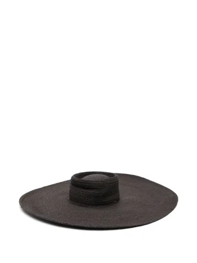 Zimmermann Long Brim Sun Hat In Brown