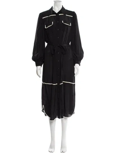 Pre-owned Zimmermann Long Dress In Black