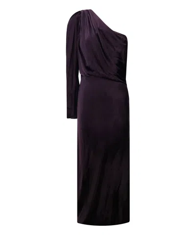 Zimmermann Long Dress In Aubergine