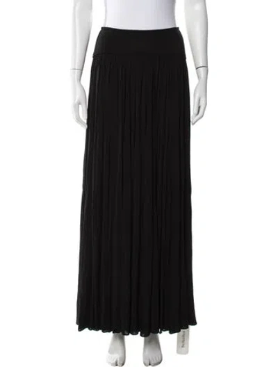 Pre-owned Zimmermann Long Skirt In Black