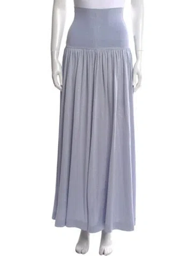 Pre-owned Zimmermann Long Skirt In Blue