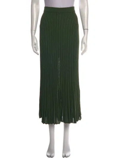 Pre-owned Zimmermann Long Skirt In Green