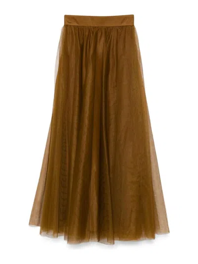Zimmermann Long Skirt In Tulle