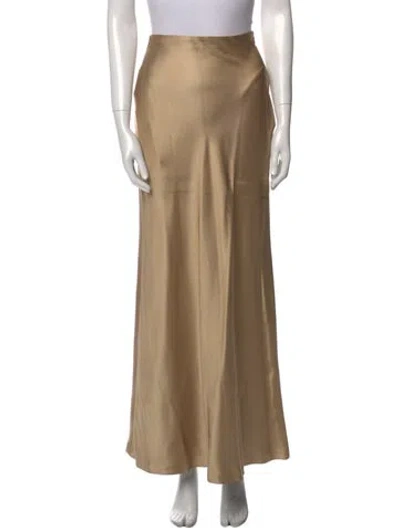 Pre-owned Zimmermann Long Skirt In Neutral
