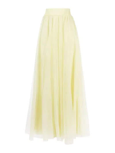 Zimmermann Long Skirt In Yellow