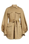 Zimmermann Illuminate Cargo-minikleid In Sand