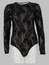 Zimmermann Lace-panelled Long-sleeve Bodysuit In Black