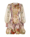 Zimmermann Sensory Flip Minidress In Nude