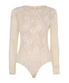 Zimmermann Lace Bodysuit Clothing In Nude