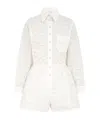 Zimmermann Cream-colored Lace Shirt Dress Women In White