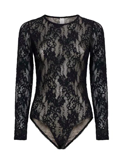 ZIMMERMANN LONG-SLEEVED LACED BODYSUIT